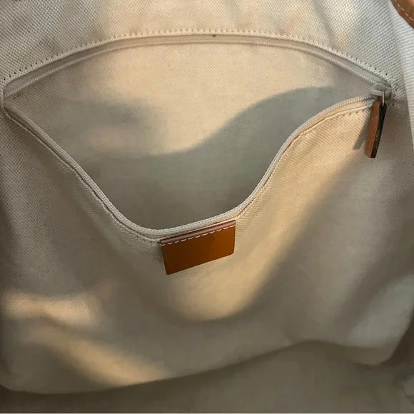 Gucci Jolie Sherry Beige Tan Stripe Tote - Picture 4 of 15